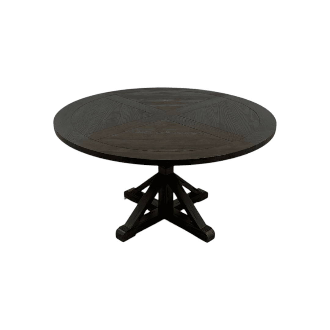 Greyleigh Ashbaugh Pine Round Dining Table - Thumbnail 3