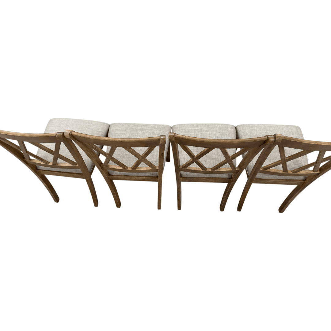 Lark Manor Tamika Enna Morden Farmhouse Wood Trestle Dining Set - Thumbnail 20
