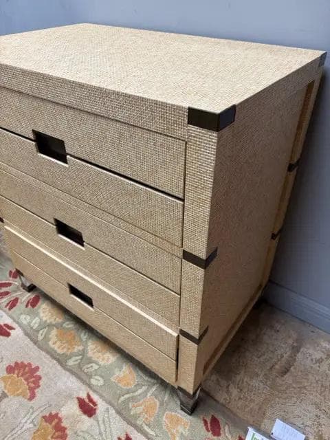 Gabby Home Beige Seagrass Chest of Drawers - Thumbnail 2
