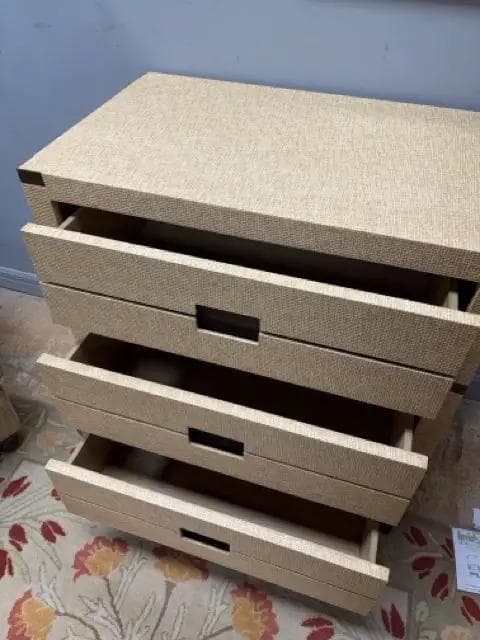 Gabby Home Beige Seagrass Chest of Drawers - Thumbnail 3