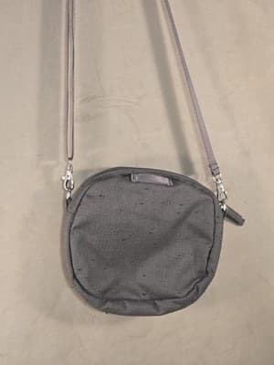 Haiku Jaunt Crossbody Bag - Gray Sage - Eco-Friendly Recycled Fabric - Thumbnail 4