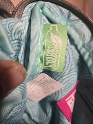 Haiku Jaunt Crossbody Bag - Gray Sage - Eco-Friendly Recycled Fabric - Thumbnail 8