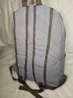 IBAGBAR-CHARCOAL GRAY Canvas BACKPACK - Thumbnail 7