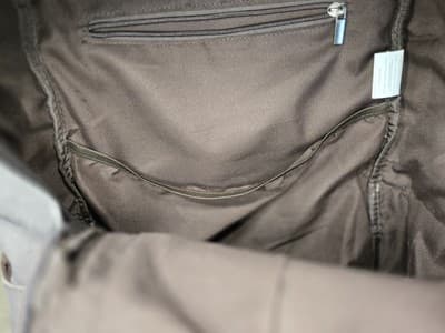 IBAGBAR-CHARCOAL GRAY Canvas BACKPACK - Thumbnail 10
