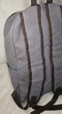 IBAGBAR-CHARCOAL GRAY Canvas BACKPACK - Thumbnail 8