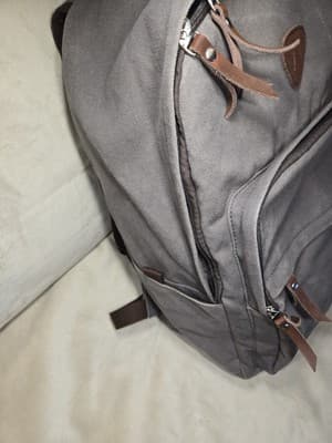IBAGBAR-CHARCOAL GRAY Canvas BACKPACK - Thumbnail 3