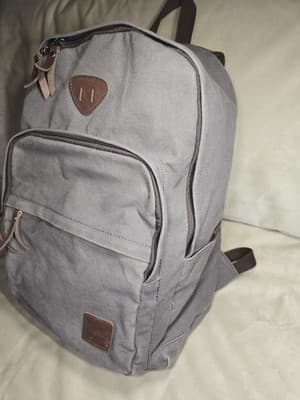 IBAGBAR-CHARCOAL GRAY Canvas BACKPACK - Thumbnail 2