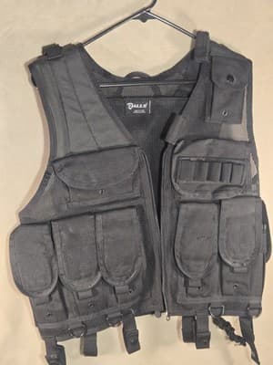 Galls Tactical Mesh Vest, Carrier & Duty Belt Bundle - Black - Security/Airsoft - Thumbnail 8
