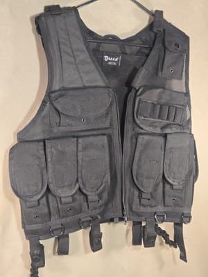 Galls Tactical Mesh Vest, Carrier & Duty Belt Bundle - Black - Security/Airsoft - Thumbnail 7