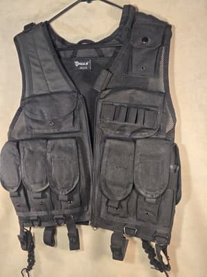 Galls Tactical Mesh Vest, Carrier & Duty Belt Bundle - Black - Security/Airsoft - Thumbnail 6