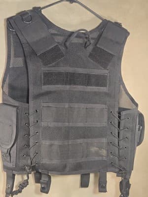 Galls Tactical Mesh Vest, Carrier & Duty Belt Bundle - Black - Security/Airsoft - Thumbnail 12