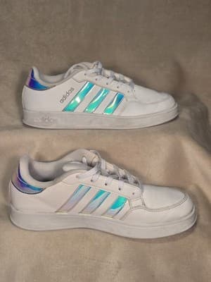 Adidas Grand Court Low US size 5 White/Irridecent - Thumbnail 5