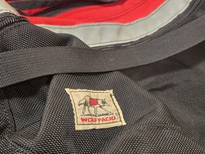 Vintage Wolf Packs Banzai Dog Hiking Backpack - Blue - [M] - Made in USA - Thumbnail 2