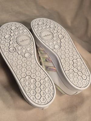 Adidas Grand Court Low US size 5 White/Irridecent - Thumbnail 9