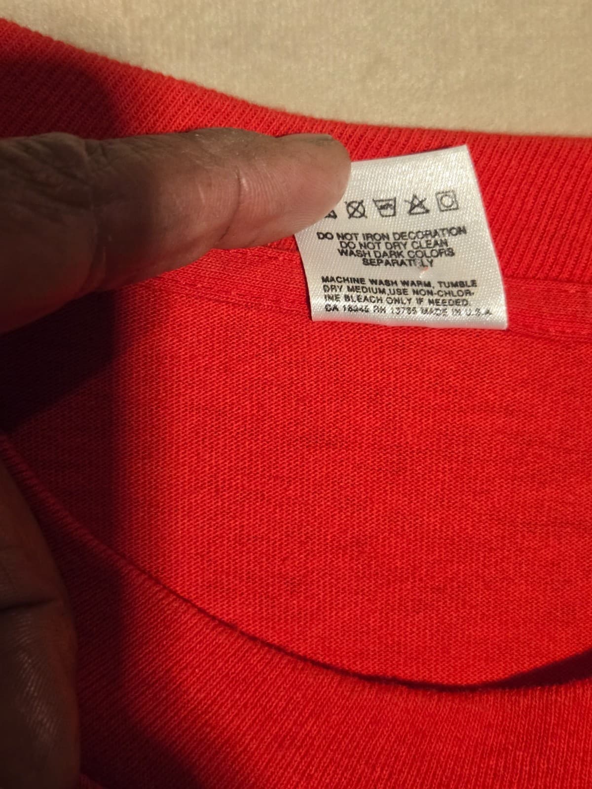Vintage 90s Joe Montana Kansas City Chiefs T-Shirt Men's XL Fruit of the Loom US - Thumbnail 5