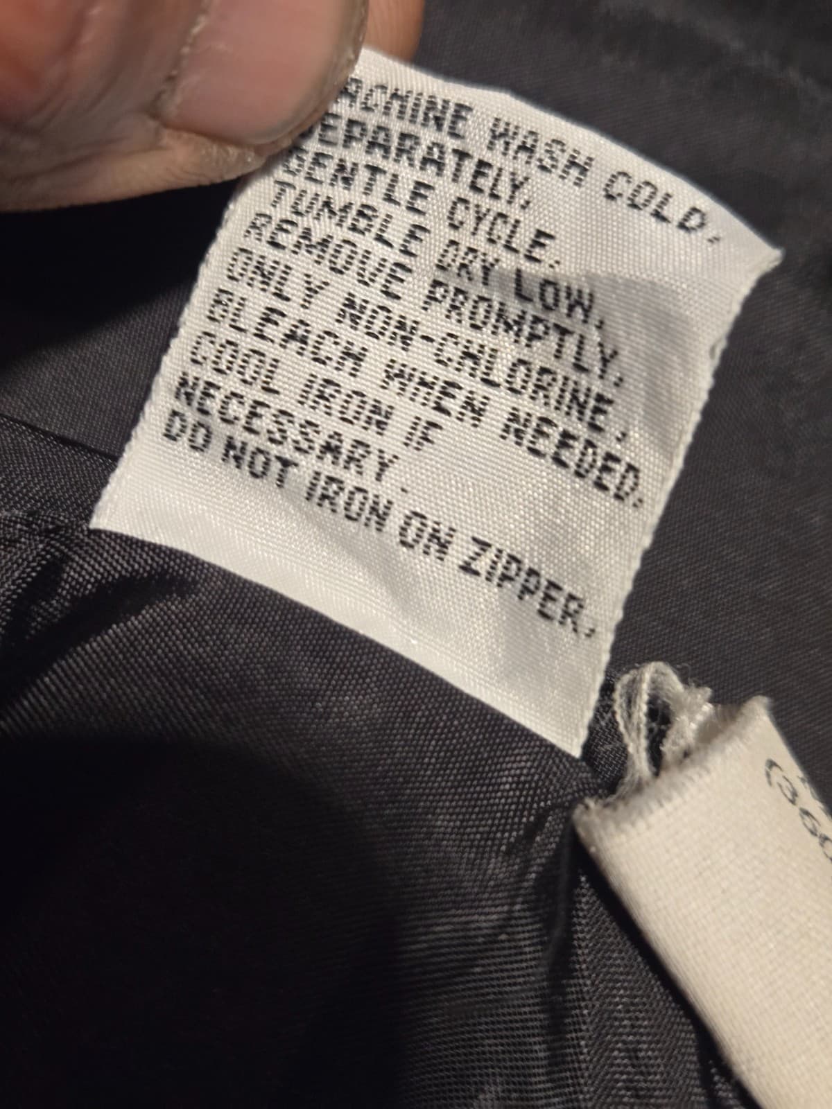 Vtg Caterpillar CAT Turning Point Work Jacket Men's XL Black Windbreaker - Thumbnail 12