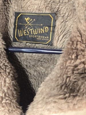 Vtg 70s Westwind Rancher Jacket Mens XL Western Cowboy Sherpa Lined Tan USA Made - Thumbnail 3