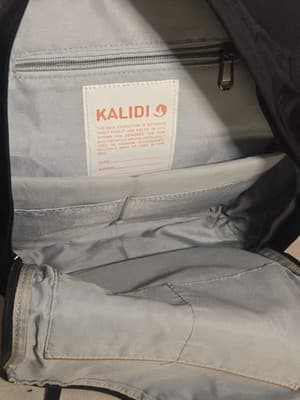 Kalidi Fancy Forest Laptop Backpack - Black A stylish, lightweight, and water-r - Thumbnail 10