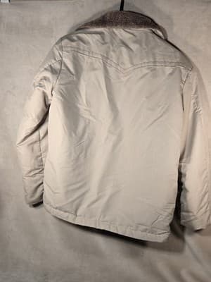 Vtg 70s Westwind Rancher Jacket Mens XL Western Cowboy Sherpa Lined Tan USA Made - Thumbnail 7
