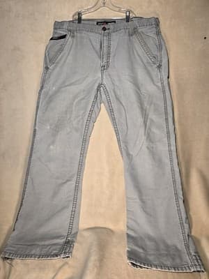 Ariat UltraSoft FR Canvas Work Pants 38x32 Gray CAT 2 12.7 ATPV NFPA 2112 - Image 1