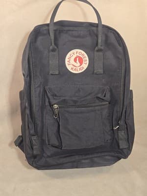 Kalidi Fancy Forest Laptop Backpack - Black A stylish, lightweight, and water-r - Image 1