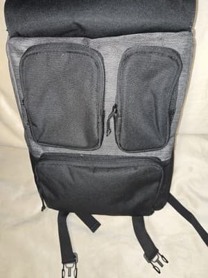 New Era Tools Backpack Rucksack Work Bag w/Laptop Pocket Gray & Black - Thumbnail 5