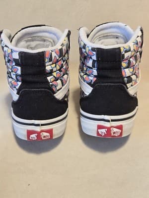 Vans (Women’s Size 2) Filmore Hi Butterfly Checkerboard Multi Sneakers Shoes - Thumbnail 9