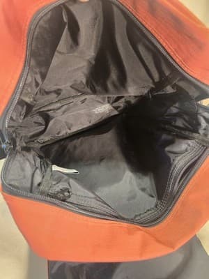 Skyway Luggage Burnt Orange and Black Nylon 13" Travel Bag - Thumbnail 8