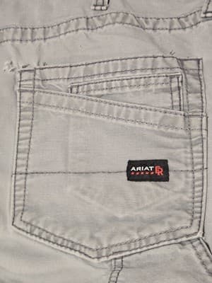 Ariat UltraSoft FR Canvas Work Pants 38x32 Gray CAT 2 12.7 ATPV NFPA 2112 - Thumbnail 2