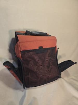 Skyway Luggage Burnt Orange and Black Nylon 13" Travel Bag - Thumbnail 7