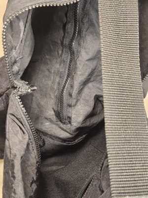 Gaiam Black Yoga Mat Tote Bag - Large Gear Carrier with Adjustable Mat Straps - Thumbnail 5