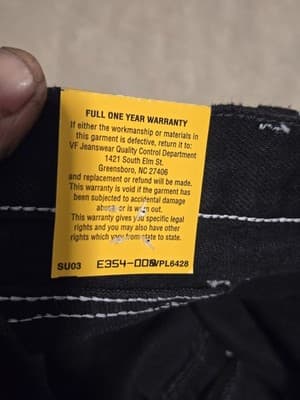 Vtg 80s Deadstock Rustler Jeans Made in USA | Rigid Denim Regular Fit | 36 x 32 - Thumbnail 4