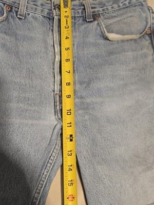 Vtg 90s Levi’s 501xx Button Fly Jeans Made in USA | Light Wash 36x36 (Fits 35x34 - Thumbnail 7