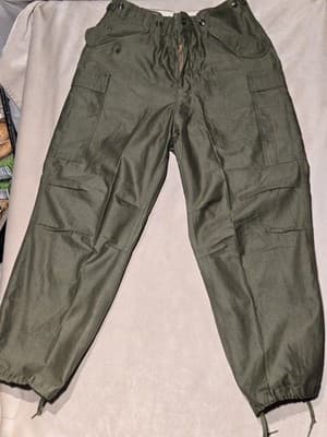 Authentic Vintage 1952 US Army M-1951 Field Trousers | Korean War M51 Cargo Pant - Thumbnail 2