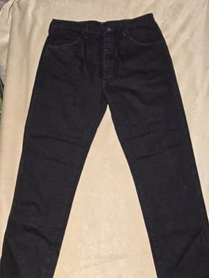 Vtg 80s Deadstock Rustler Jeans Made in USA | Rigid Denim Regular Fit | 36 x 32 - Thumbnail 3