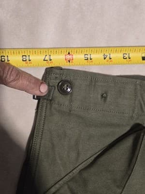 Authentic Vintage 1952 US Army M-1951 Field Trousers | Korean War M51 Cargo Pant - Thumbnail 9