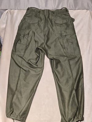 Authentic Vintage 1952 US Army M-1951 Field Trousers | Korean War M51 Cargo Pant - Thumbnail 3
