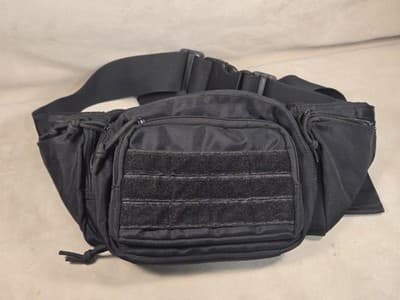 Tactical Waist Bag Concealed Gun Carry Pouch Military Pistol Holster Fanny Pack - Image 1