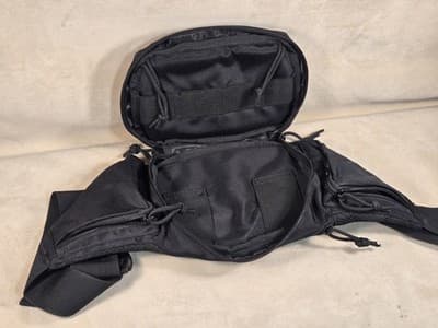 Tactical Waist Bag Concealed Gun Carry Pouch Military Pistol Holster Fanny Pack - Thumbnail 3