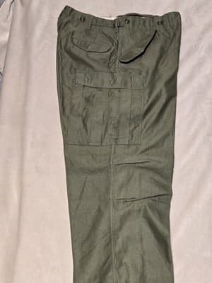 Authentic Vintage 1952 US Army M-1951 Field Trousers | Korean War M51 Cargo Pant - Thumbnail 4