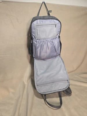 BabbleRoo Diaper Bag Backpack - Multi function Waterproof Diaper Bag, Dark Gray - Thumbnail 7