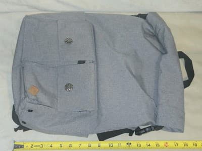 PKG Toronto Roll-Top Backpack Gray W/Black Trim Dry Bag - Thumbnail 13