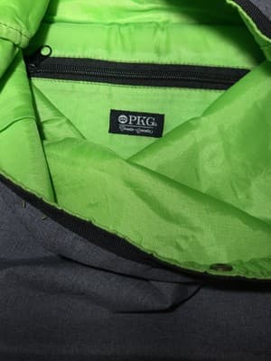 PKG Toronto Roll-Top Backpack Gray W/Black Trim Dry Bag - Thumbnail 11