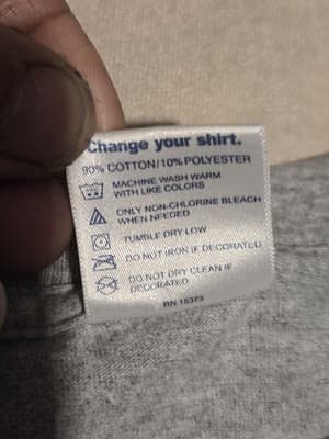 Vtg Old Glory 12 Flags T-Shirt | Gray American Flag Graphic | Military Style L - Thumbnail 3