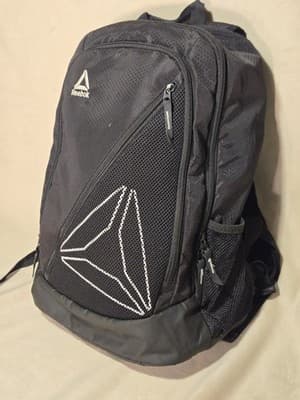 Reebok Workout Backpack Black Comfort Straps Gym Water Resistant Bag NEW - Image 1