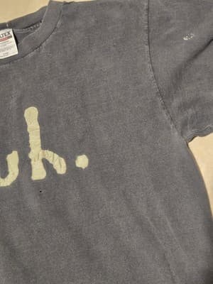 Vintage 90s Tultex Duh Graphic T-Shirt Black Single Stitch Made in USA Large - Thumbnail 3