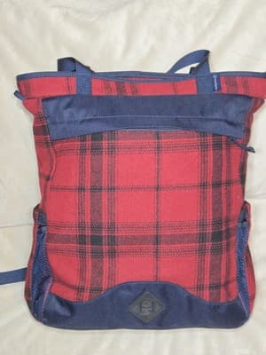 United By Blue (R)evolution™ 9L Sidekick Red Plaid Backpack - Image 1