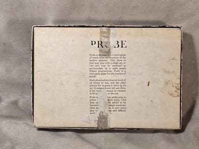 Vintage 1964 Probe Board Game Parker Brothers Complete Original Cover Art #200 - Thumbnail 3