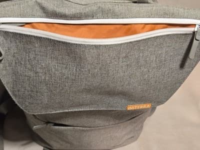 doTERRA Backpack Gray, Sage, Green Daypack Magnetic & Zipper Closures - Thumbnail 6