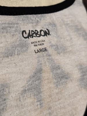 Siberian Tiger Face AOP Tank Top | Carbon Made in USA | Mens Size L - Thumbnail 2
